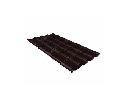 Профиль волновой камея 0,45 PE RAL 8017 шоколад