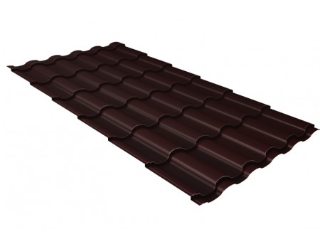 Профиль волновой кредо 0,45 Drap RAL 8017 шоколад
