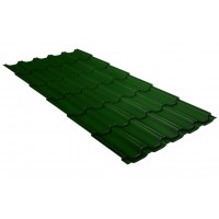 Профиль волновой квинта плюс 0,45 PE RAL 6002 лиственно-зеленый
