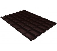 Профиль волновой камея 0,45 Drap RAL 8017 шоколад