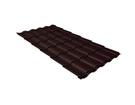 Профиль волновой кредо 0,45 Drap ST RAL 8017 шоколад