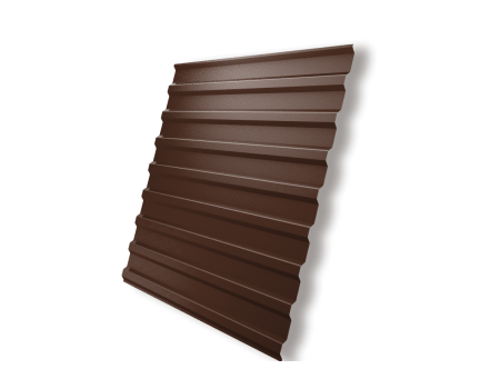 Профнастил С20В 0,45 Drap TwinColor RAL 8017 шоколад