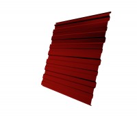Профнастил С10R 0,45 PE RAL 3011 коричнево-красный