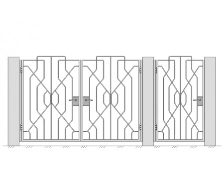 Ворота и калитка VK-5012