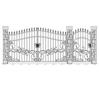 Ворота и калитка VK-5016