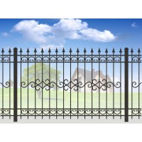 Кованый забор для дачи МС-1049