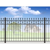 Кованый забор для дачи МС-1069