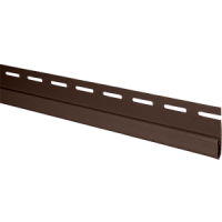 Планка финишная, коричневый, "Альта-профиль",  3 м