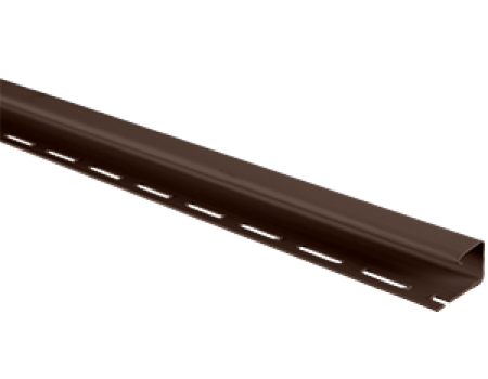 J-профиль, коричневый, "Альта-профиль",  3 м