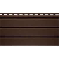 Софит без перфорации, коричневый, "Альта-профиль",  3 х 0,23 м