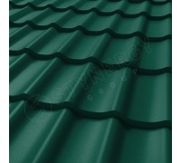 Металлочерепица СМ Классик Rooftop Бархат® RAL 6005 0.50