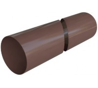 Труба водосточная 4м, (Альта-профиль), коричневый