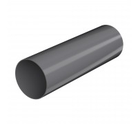 ТН ПВХ 125/82 мм, водосточная труба пластиковая (3 м), серый
