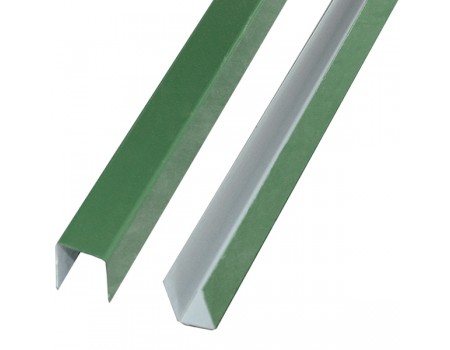 Планка П-образная, 6005 (зеленый), 20х20х20, 2 м.